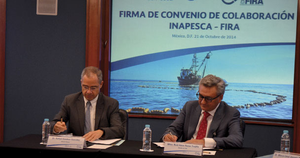 FIRA e INAPESCA impulsar�n actividades para elevar productividad y competitividad en los sectores pesquero y acu�cola