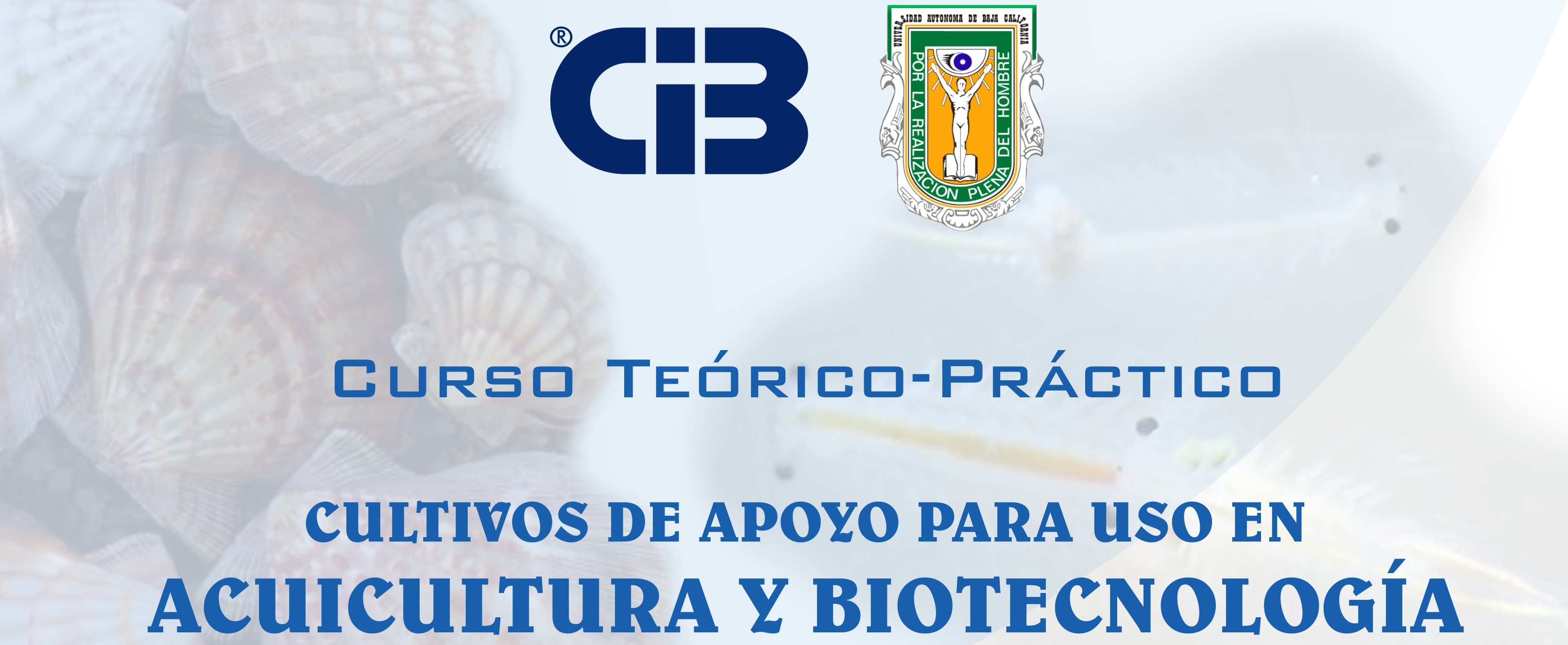 Curso te�rico-pr�ctico: cultivos de apoyo para uso en acuicultura y biotecnolog�a