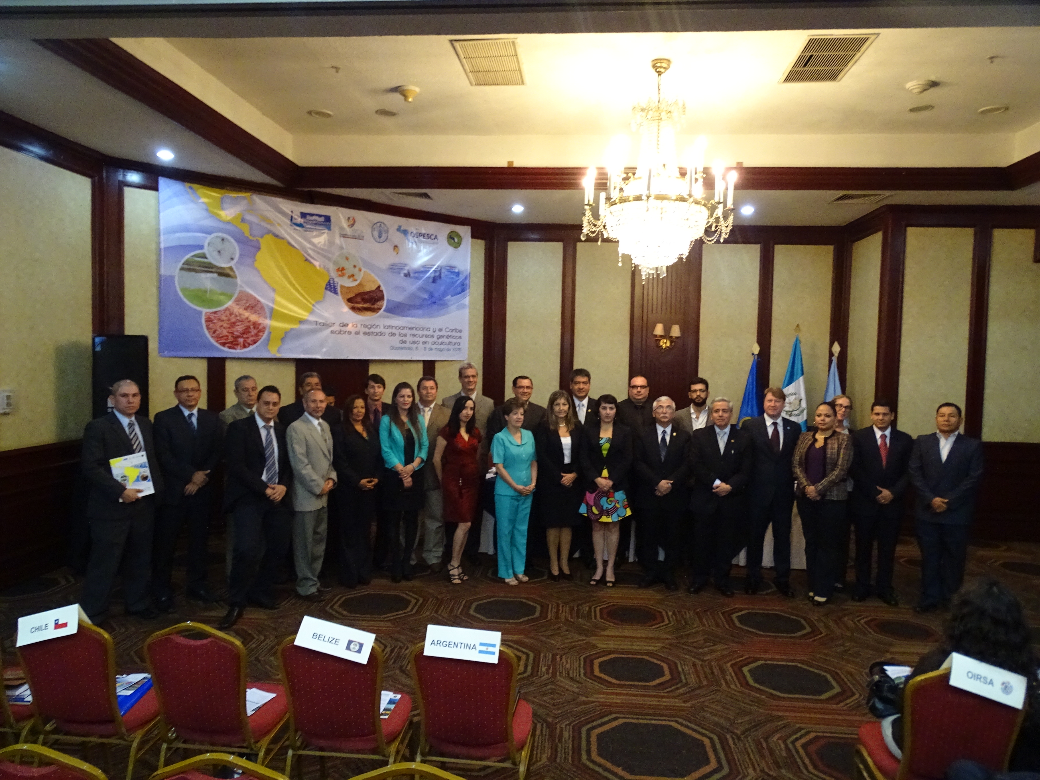 Taller de la Region Latinoamericana y el Caribe sobre el estado de los recursos geneticos de uso en acuicultura